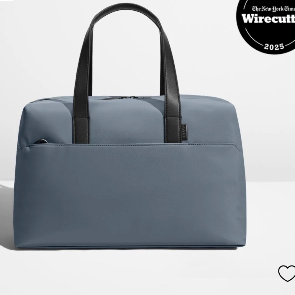 Away Blue Travel Bag with Black Handles
